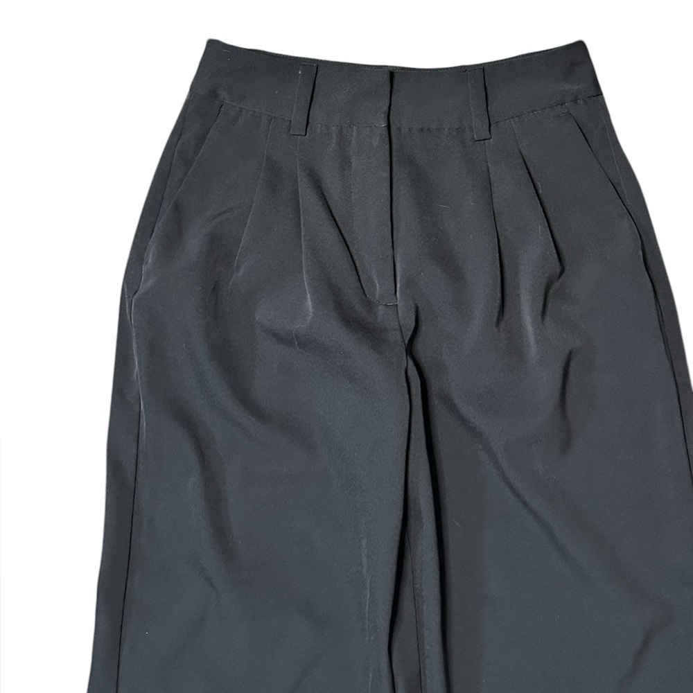 Jason Wu Wide Leg Pants Mid Rise in Black Size XS - Picture 2 of 5
